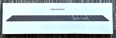 Apple Magic Wireless Keyboard with Numeric Keypad Space Gray MRMH2LL/A - Image 1 of 2