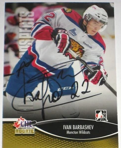 IVAN BARBASHEV SIGNED 12-13 ITG PROSPECTS ROOKIE CARD AUTOGRAPH AUTO!!! - Picture 1 of 1