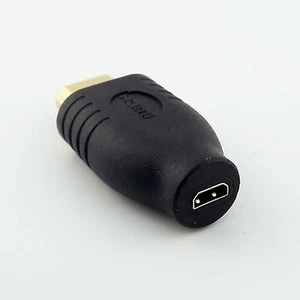 HDMI-compatible A Male to Micro HDMI-compatible Female Converter Adapter for HD - Picture 1 of 5