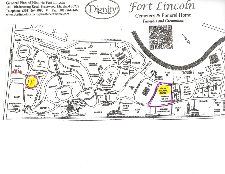 Tres parcelas en el cementerio de Fort Lincoln - $6,000 OBO Premier Mount Calvery  Foto 1 de 1