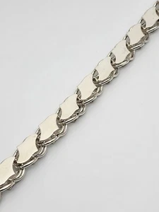 925 Sterling Silver Men's Women's Bracelet /Unisex Solid Silver Jewelry 8 inches - Picture 1 of 6