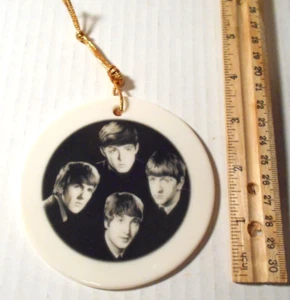 Weihnachten Keramik Ornament Beatles John Lennon Paul McCartney Ringo Stern George - Bild 1 von 4