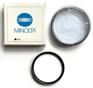 EXCELLENT MINOLTA 49mm L35 UV ULTRA VIOLET SCREW IN CAMERA LENS FILTER - Picture 1 of 3