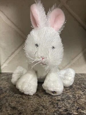 Ganz Lil'kinz Webkinz White Rabbit 6" Plush Stuffed Animal HS078 - Image 1 of 4
