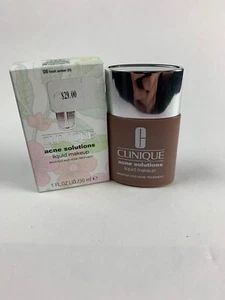 NEW! Clinique "Acne Solutions" Liquid Makeup (w/Salicylic Acid) - 08 Fresh Amber - Picture 1 of 2
