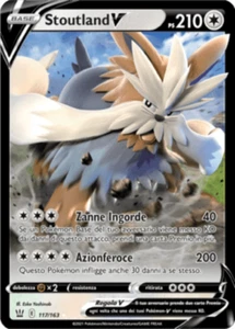 Pokemon TCG Stoutland V 117/163 ITA EXC/NM Battle Styles Stili di Lotta - Imagen 1 de 1