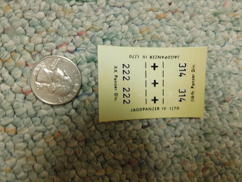 Matchbox decals 1/76 Jagdpanzer IV XX43 - Image 1 of 1