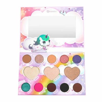 BH Cosmetics Marvycorn 13 Farbe Schatten & Highlighter Palette Neu IN Box - Bild 1 von 3