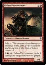 WOTC MtG New Phyrexia Fallen Ferromancer (U) (x4) NM