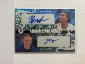 2024 Leaf Metal Women Of Sport Dual Auto Kiki Iriafen Toby Fournier 1/1 - Bild 1 von 2