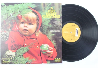 HOLIDAY MUSIC, A VERY MERRY CHRISTMAS, VARIOUS ARTISTS LP 12" VINYL (PRS-427) - Image 1 of 2