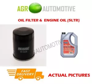 FOR NISSAN X-TRAIL 2.5 179 BHP 2002-08 PETROL OIL FILTER + FS 5W40 ENGINE OIL - Picture 1 of 1