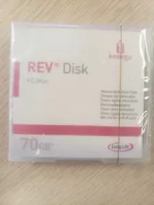 FACTORY SEAL Iomega Rev Disk PC/Mac Compatible 70 GB Storage Removable Hard Disk - Picture 1 of 1