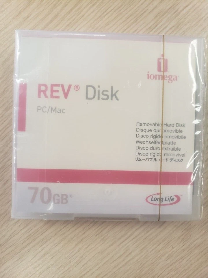 FACTORY SEAL Iomega Rev Disk PC/Mac Compatible 70 GB Storage Removable Hard Disk - Image 1 of 1