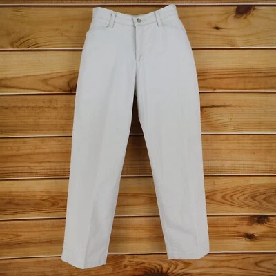 Lee Chino Pants Womens Sz 6 Short Ivory Cotton At The Waist Pockets Straight Leg - Image 1 of 4
