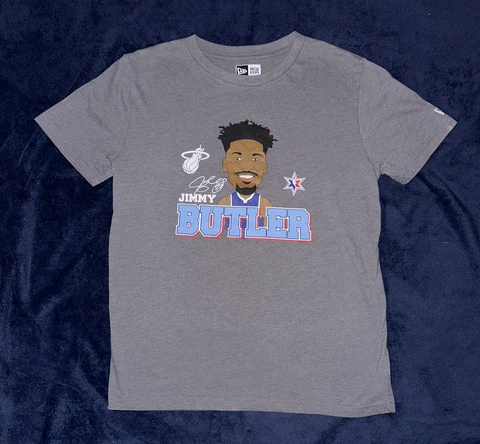 Jimmy Butler Miami Heat New Era T-Shirt Men’s Size Medium Cartoon butler Cover