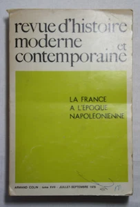 La France à l’époque Napoléonienne – Revue Histoire moderne & contemporaine 1970 - Picture 1 of 8