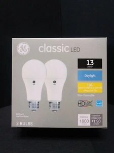 GE Classic 100-Watt EQ A21 Daylight LED (10 Bulbs) Non-Dimmable 1600 Lumens L-12 - Picture 1 of 5