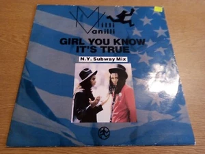 Milli Vanilli - Girl You Know It's True - UK 1988 Cooltempo Vinyl 12" Single - Picture 1 of 4