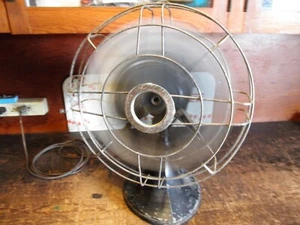Vintage Robbins & Myers R-235 C-12 Fan, 3 Speed, 12”Blade, Oscillates Working - Picture 1 of 10