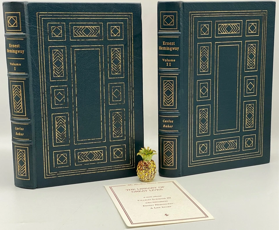 Easton Press ERNEST HEMINGWAY A Life Memoirs BIOGRAPHY Collector LIMITED Edition - Image 1 of 4