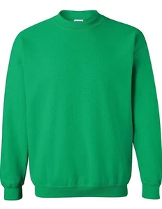 Gildan Adult Fleece Crewneck Sweatshirt, Style G18000 Small, Irish Green - Picture 1 of 3