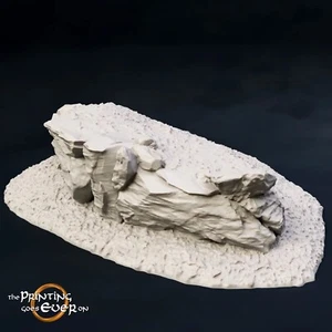 Tabletop Gelände Terrain A - 28mm Tabletop Modelle - HDR D&D Pathfinder DSA - Bild 1 von 7