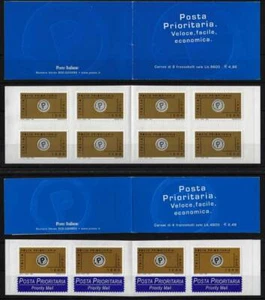 1999 italia repubblica Libretti Ufficiali Posta Prioritaria 2 libretti - Imagen 1 de 1