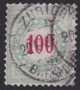 Schweiz Porto Mi.Nr. 21 II AXaK gestempelt Befund SBPV Mi.Wert 350 € (124) - Picture 1 of 3