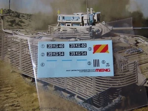 Hoja de calcomanías y libro para tanque AIFV británico FV510 British FV510 a escala 1:35 kit modelo - Imagen 1 de 2