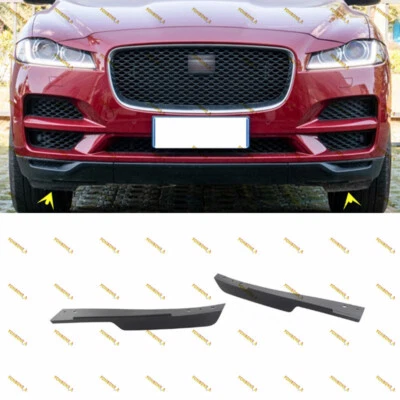 A Pair Front Bumper Lower Air Deflectors Trim For Jaguar F-Pace 2017-2020 - Изображение 1 из 4