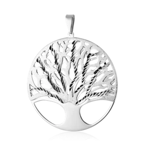 Kettenanhänger Silberanhänger Anhänger für Kette 925 Silber Baum Echtschmuck - Picture 1 of 4