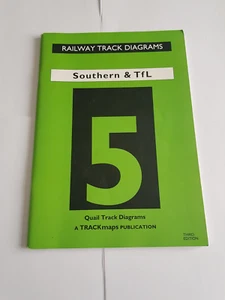 Railway Track Diagrams Southern & TFL 5 Quail Track Maps Paperback Book 2006 - Picture 1 of 6