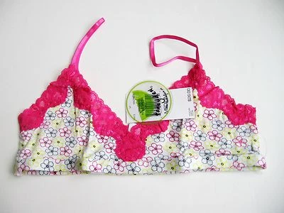 A273 Honeydew Intimates NUEVO 1413 Lujoso Bralette Flor Japonesa Borde de Encaje PR Foto 1 de 3