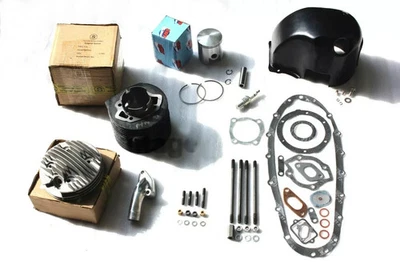 Kit de cilindro de hierro fundido Lambretta GP-LI-SX-TV conversión 150cc pieza pulida SIL Foto 1 de 4