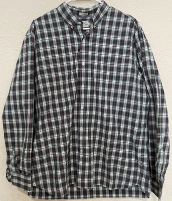 J.Crew Men's Shirt Size XL Button Up Long Sleeve Plaid Casual Cotton Ludlow - Image 1 of 4