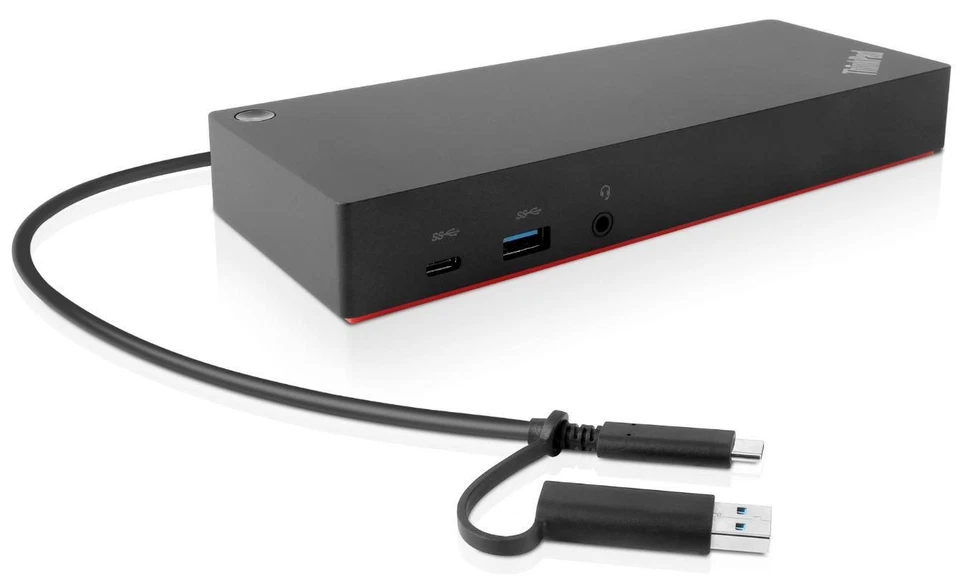 - Lenovo ThinkPad USB-C Dock (Refurbished) Hybrid USB-C with USB-A Dock - 2 x HD - Immagine 1 di 1