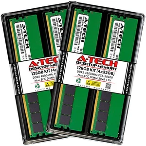 128GB 4x 32GB DDR5-4800 Supermicro H13SAE-MF H13SRE-F Memory RAM - Picture 1 of 6