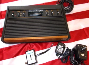 GENUINE ATARI 2600 HEAVY SIXER CONSOLE CALIFORNIAN NTSC US & AU POWER *TESTED* - Picture 1 of 7
