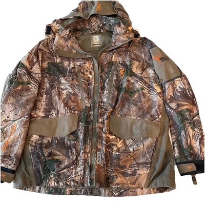 Browning Hells Canyon Jacket Large Camo Hunting Advanced Scent Control Full Zip - Image 1 of 4