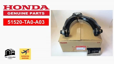 Brazo de control superior izquierdo delantero Honda 51520-TA0-A03 genuino OEM Acura TL TSX Accord Foto 1 de 4