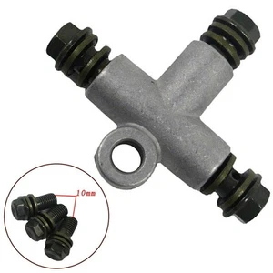 Seamless Fit Hydraulic Brake Hose T Connector for Motorcycle & ATV Parts - Picture 1 of 9