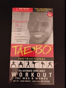 Billy Blanks Tae Bo VHS Instructional Workout Videos For Men & Women Set of 4 - Picture 1 of 4