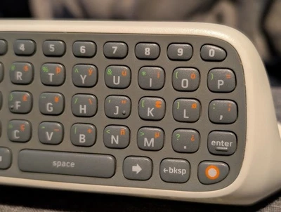 Teclado Microsoft XBOX 360 Chatpad Original Oficial OEM Color Blanco Foto 1 de 4
