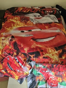 Disney Pixar Cars Double Bed Doona Cover Set With 2 Pillow Cases Reversible - Picture 1 of 8