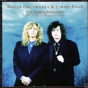 David Coverdale  Jimmy Page 1993 Tour Rehearsal: The Studio Broadcast Vinyl 2LP - Imagen 1 de 6