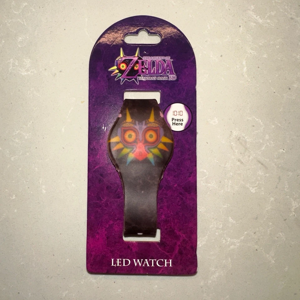 Legend of Zelda Majoras Mask 3D LED Watch Collectable Nintendo Video Game New - Image 1 of 4