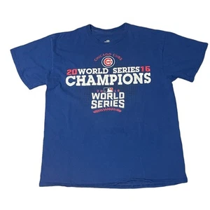 Camiseta de béisbol 2016 Campeones de la Serie Mundial Cachorros de Chicago MLB talla grande - Imagen 1 de 5