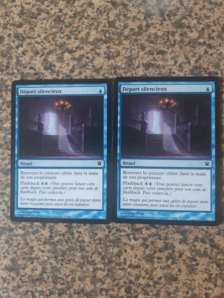 MTG - 2 x Silent Departure - Innistrad - FRENCH - Image 1 of 1