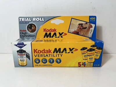 KODAK MAX Versatility 400 Film 35 MM 4 Pack with 1 Roll Bonus Film HD400 08/2005 - Image 1 of 4